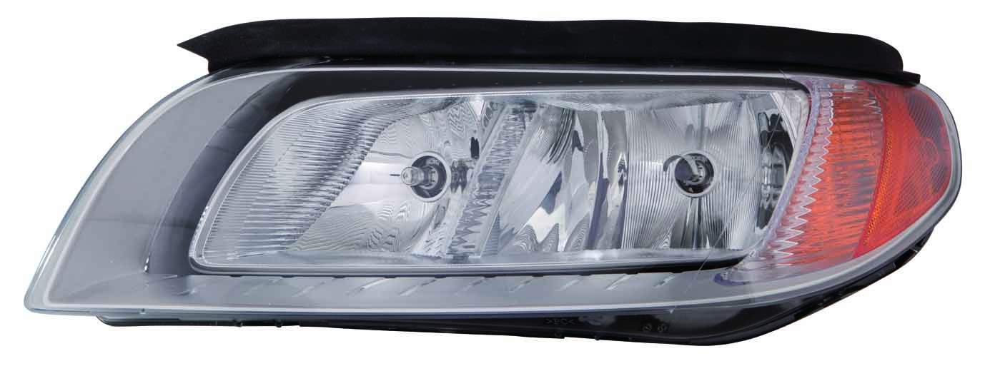 Headlight Assembly DEPO 373-1116L-AS1 (VOLVO S80/XC70 08-11/V70 08-10 ASSEMBLY HALOGEN TYPE CHROME BEZEL DRIVER SIDE)