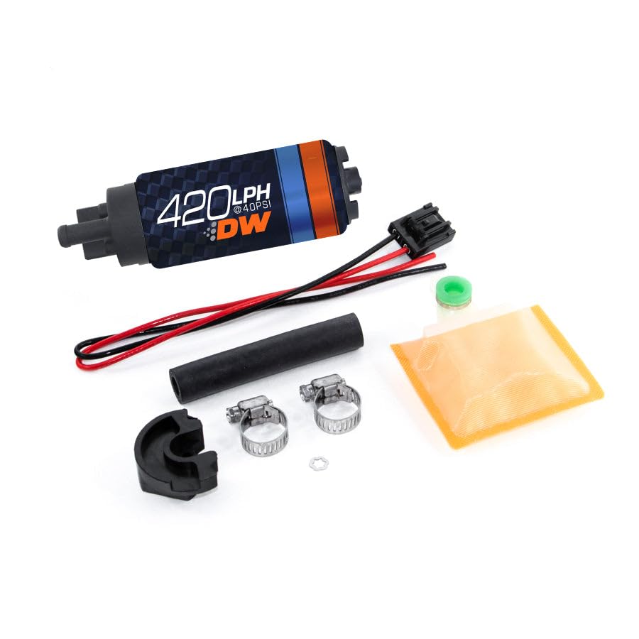 420lph Deatschwerks in-tank fuel pump w/ 9-0766 install kit (9-421-0766)