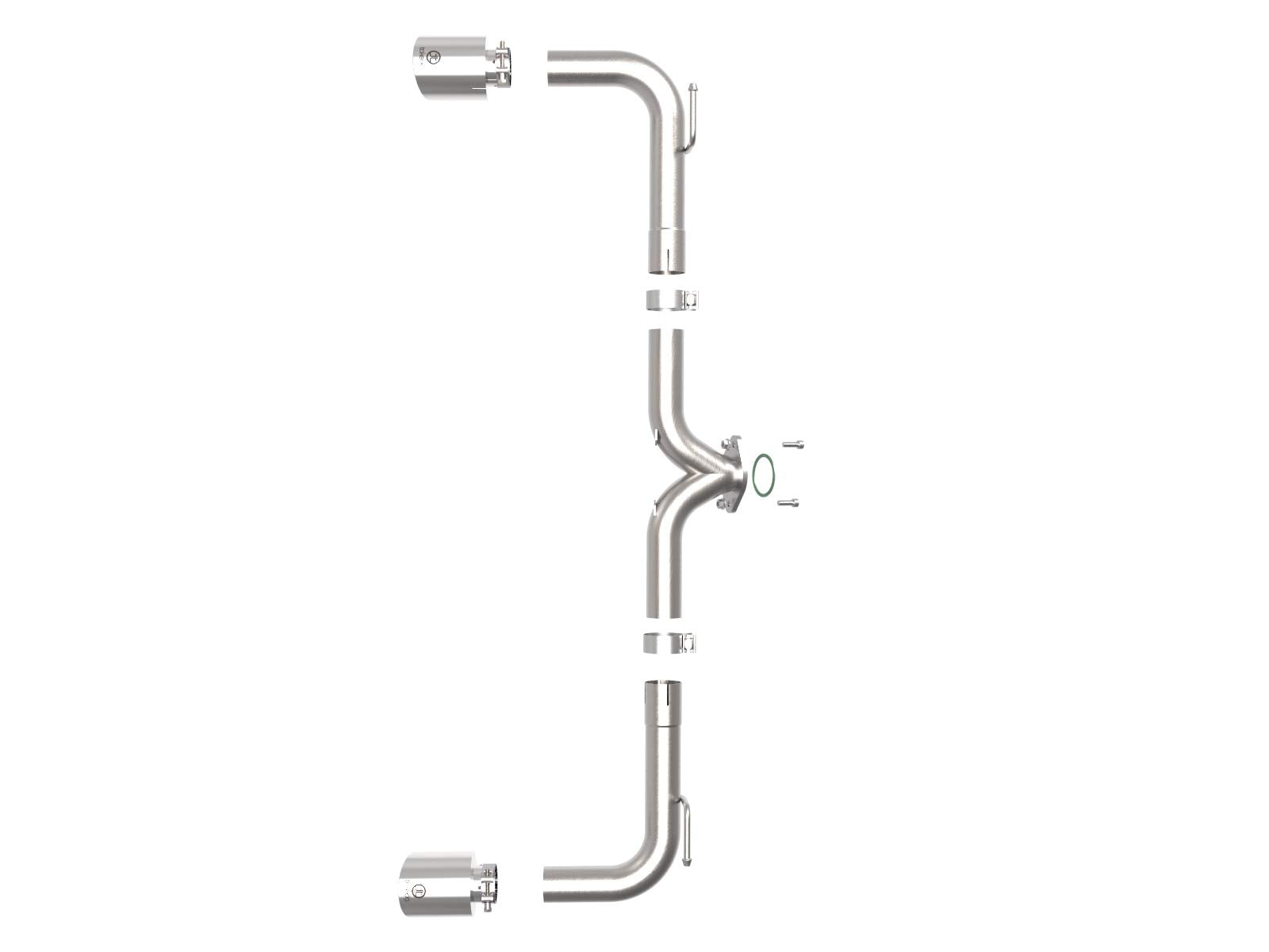 Takeda aFe Power 49-37014-P Exhaust System for Mazda 3 Axle-Back