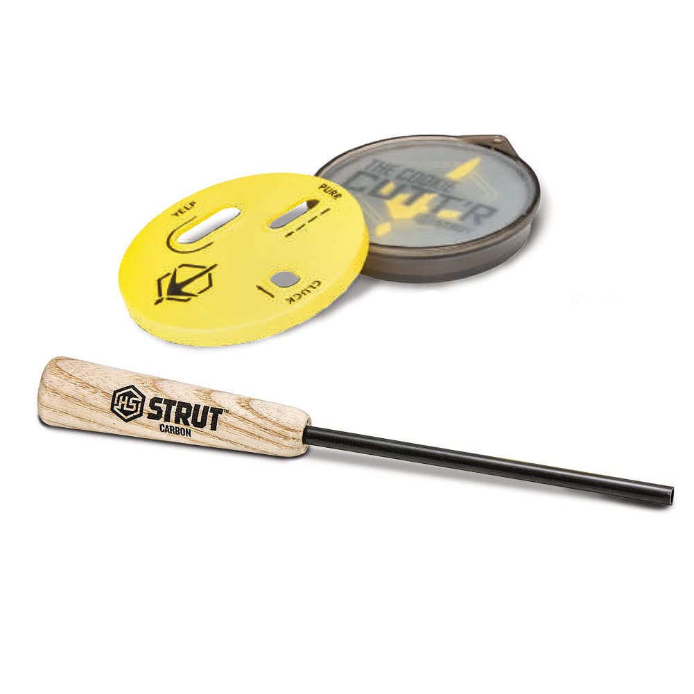 STRUT Cookie Cutt'R Combo Glass Pot Call - Hunters Specialties Must Have Turkey Hunting Accessory
