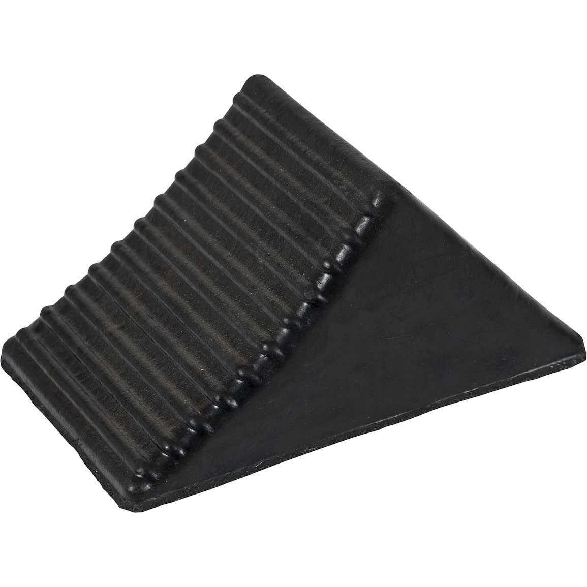 Rubber Wheel Chock Buyers Products WC1467A, 5x6x5 in – Resists Oil, Rust, Salt & Sun – Durable & Secure Tire Stopper for Service and Parking – Ideal for Cars, Utility Vehicles, Trailers, Trucks & RVs