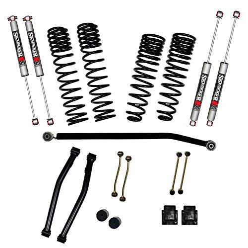 Skyjacker Coil Spring Leveling Kit G351KMLT w/Shocks 3.5 in. Dual Rate Long travel Front And 2 in. Rear M95 Monotube Shocks