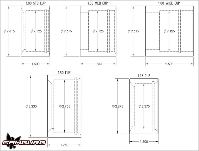 CAM-040093 Camburg CMB Differential Drain Plugs