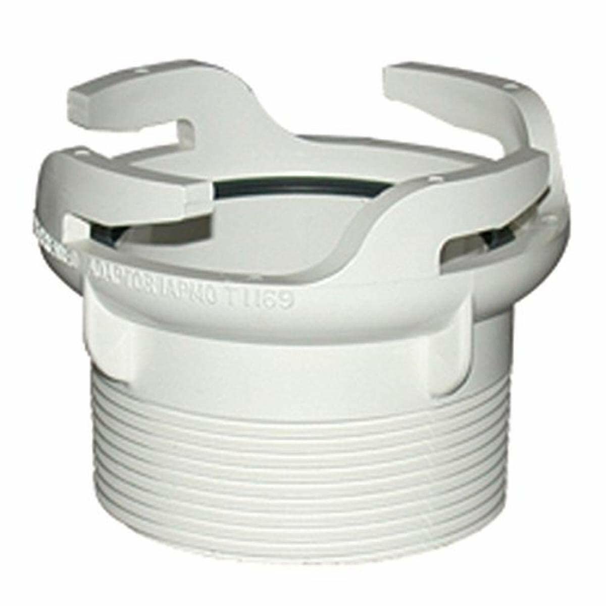 Threaded Thetford Hose Adapter , White (03696