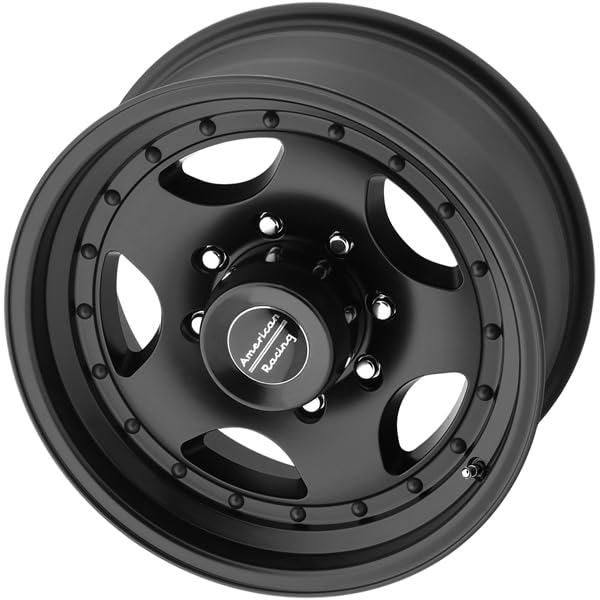 AR23 American Racing 15X8 6X5.5 3.75 -19mm SATIN BLACK - AR235883B