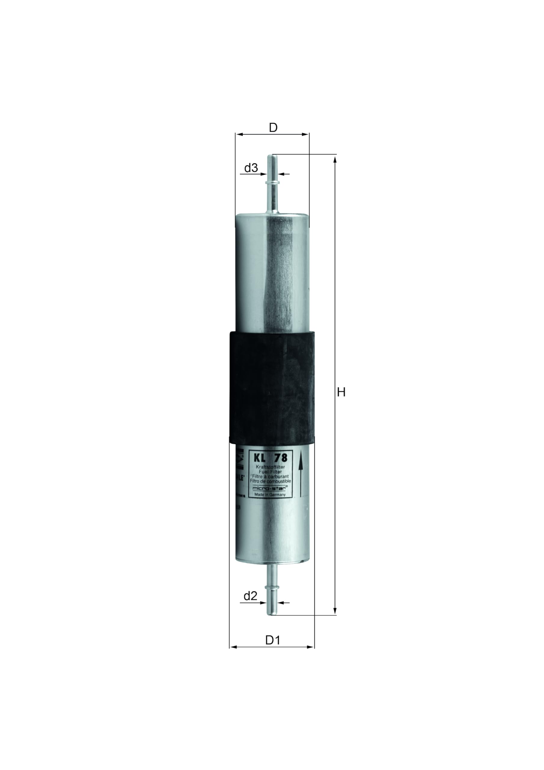 Fuel Filter MAHLE KL 78