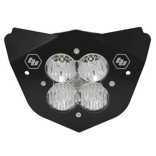 XL Sport Baja Designs LED Motorcycle Headlight Kit for Yamaha WR250F 2015-21, WR450F 2012-21 (Driving/Combo; Clear Lens)