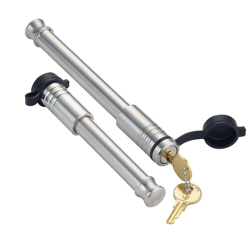 2 Pack Mixed 2.5, Keyed Alike, Hitch Lock for Adjustable Curt Alumalite Hitch 2" 12.5K LB - Includes Lock for 2.5" Receiver