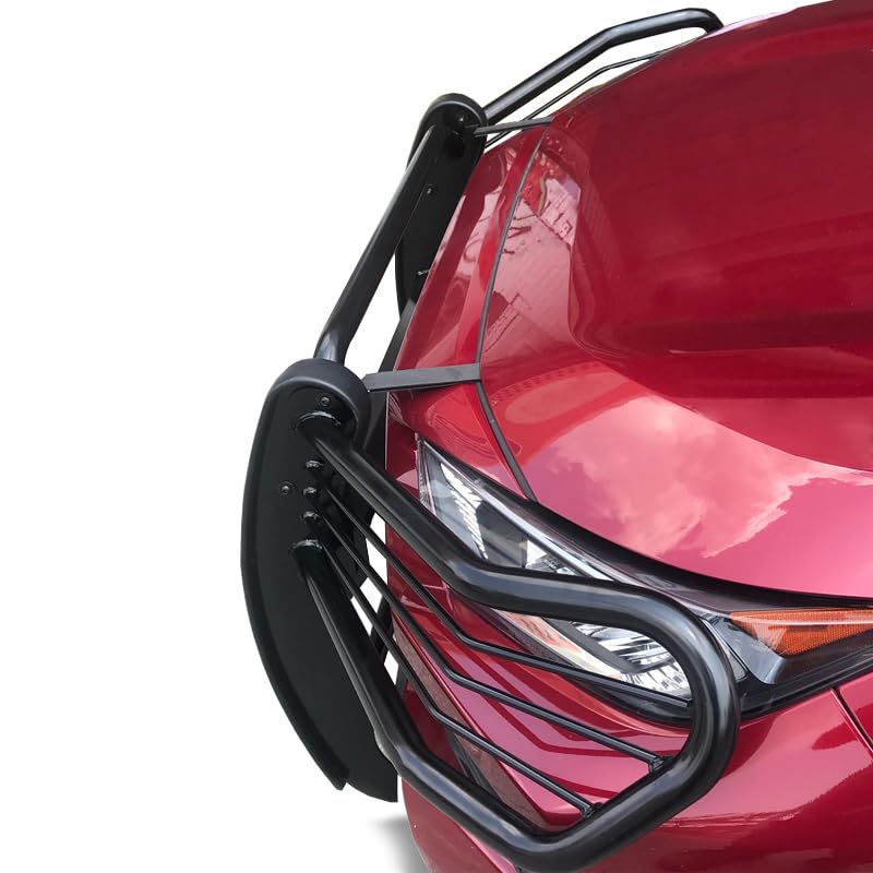 Bumper Guard Modular Black Black Horse Grille Compatible with 2019-2024 Toyota RAV4-17A093904MA
