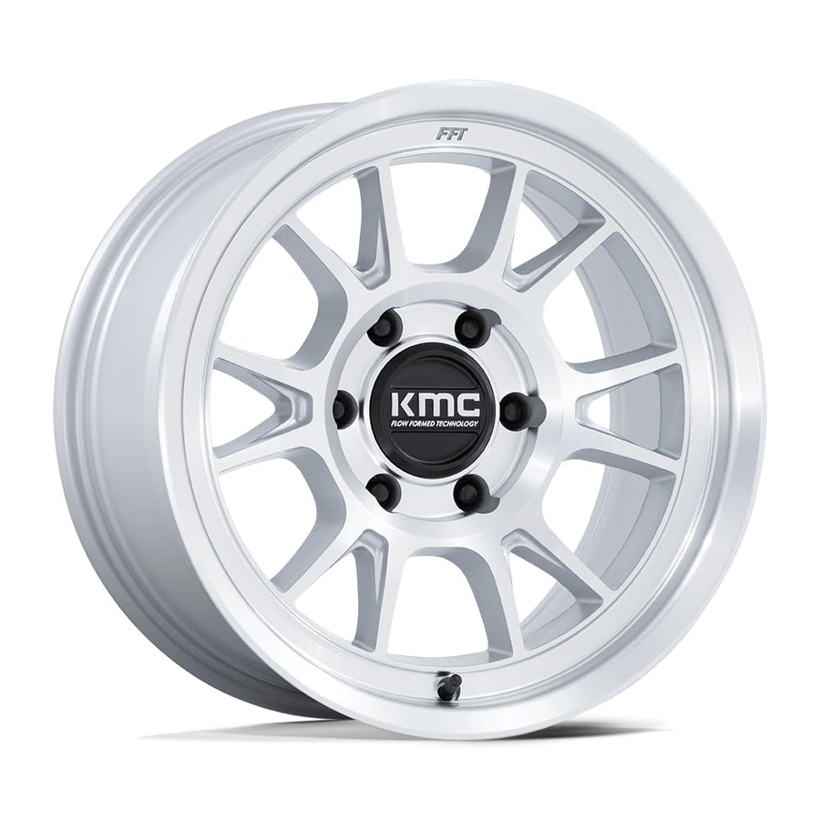 KMC Wheels 17X8.5 RANGE 6X1354.75 0mm GLOSS SILVER WITH MACHINED FACE - KM729DX17856300