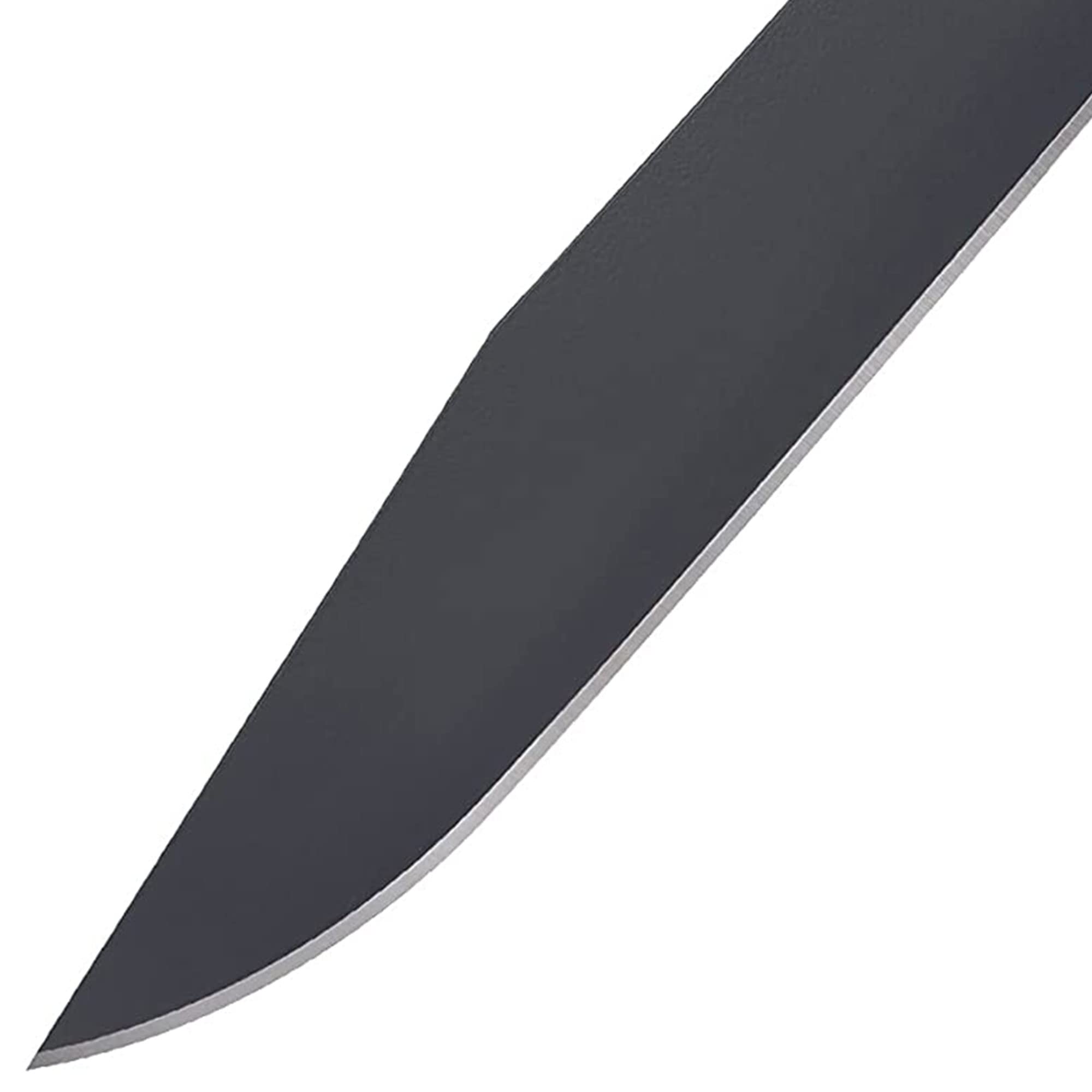 Cold Steel Bowie Drop Forged 52100 Steel Single-Piece 9.5" Clip Point Blade 4.625" Handle Fixed Blade Knife w/Secure-Ex Sheath