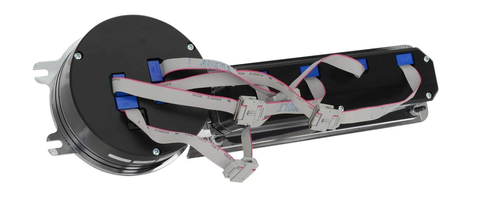 VHX-41C-S-W Dakota Digital 41-48 Chevy Car Analog Dash Gauge System Silver Alloy White