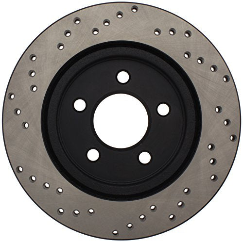 Rear Right StopTech 128.61087R Sport Cross Drilled Brake Rotor