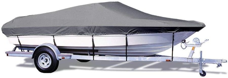 Trailerite Taylor Made Products Semi-Custom Boat Cover for V-Hull Runabout with Inboard or Outboard Motor, Multiple Sizes and Colors