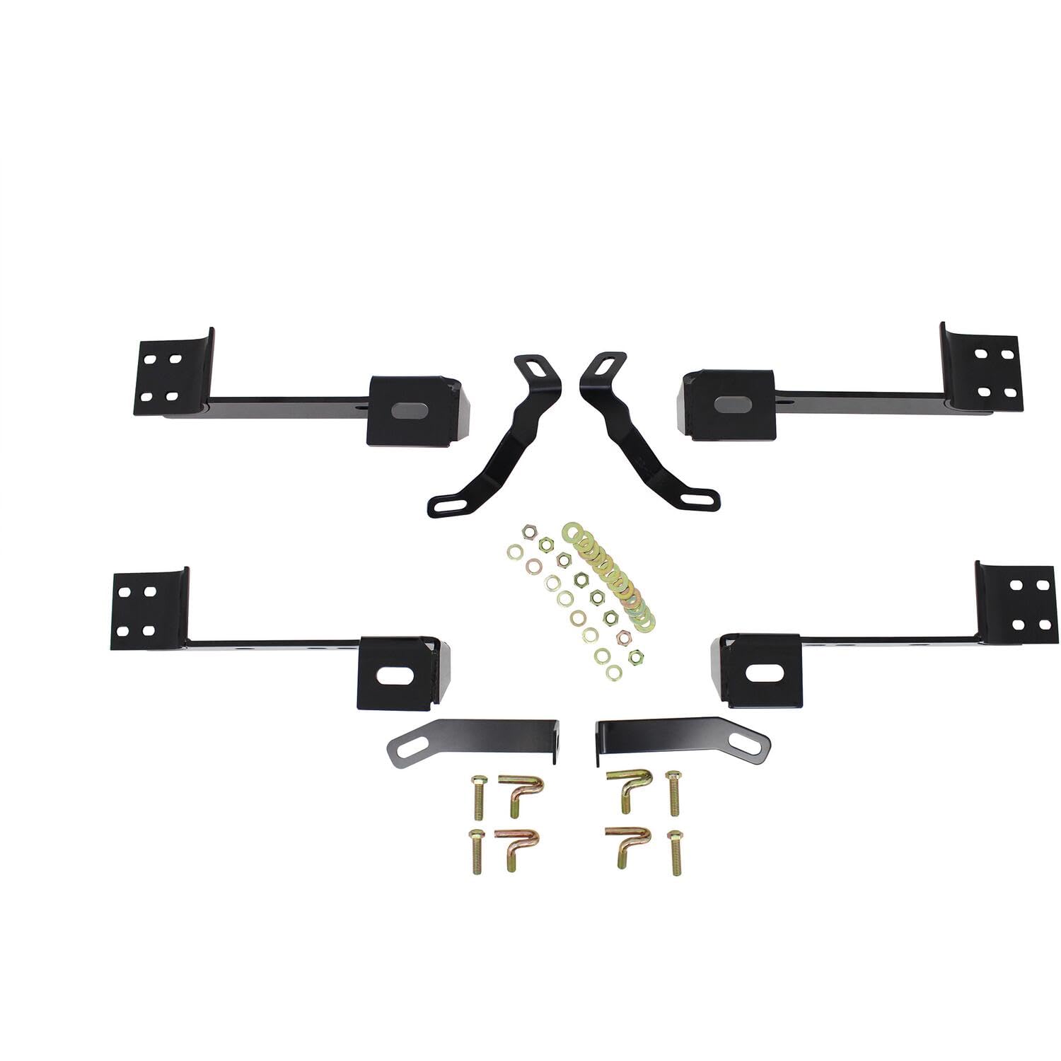 Westin Premier 22-1065 Oval Nerf Bar Mount Kit fits 1999-2014 Silverado Sierra 2500HD 3500 Standard Cab Extended Cab (Exc HD Diesel) Black Pair