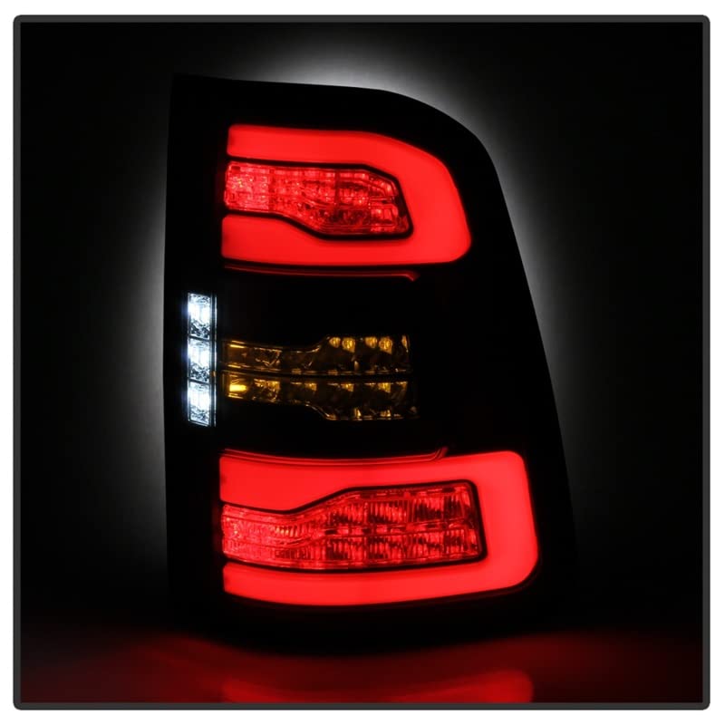 Euro Style Spyder Tail Lights (ALT-YD-DR19HAL-SEQ-BK)