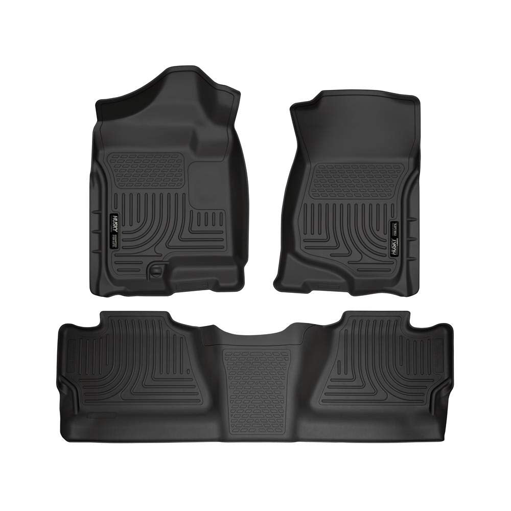 Husky Liners WeatherBeater 98201 Combination Front & 2ND Seat Floor Liners - (3 PCS)