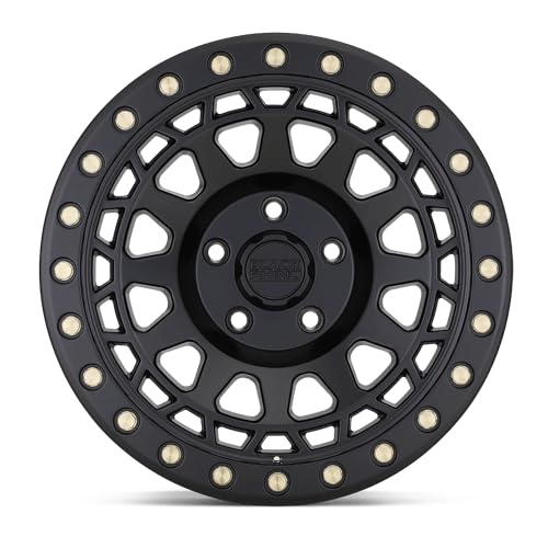 PRIMM Black Rhino Hard Alloys 17X9 5X4.5 4.29-18mm MATTE BLACK W/BRASS BOLTS - 1790PRM-85114M71