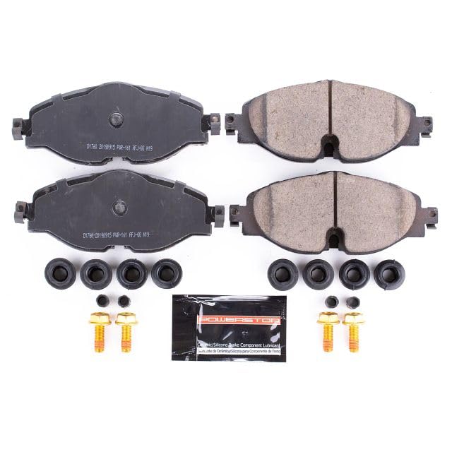 PowerStop Z23 Evolution Sport Brake Pad Set Carbon-Fiber Ceramic for Audi Volkswagen SELECT MODELS AND YEARS Front Z23-1760