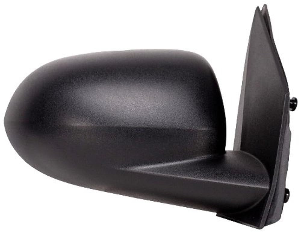 Fit System Side Passenger Mirror for Dodge Caliber, Textured Black, Non-Foldaway, Manual