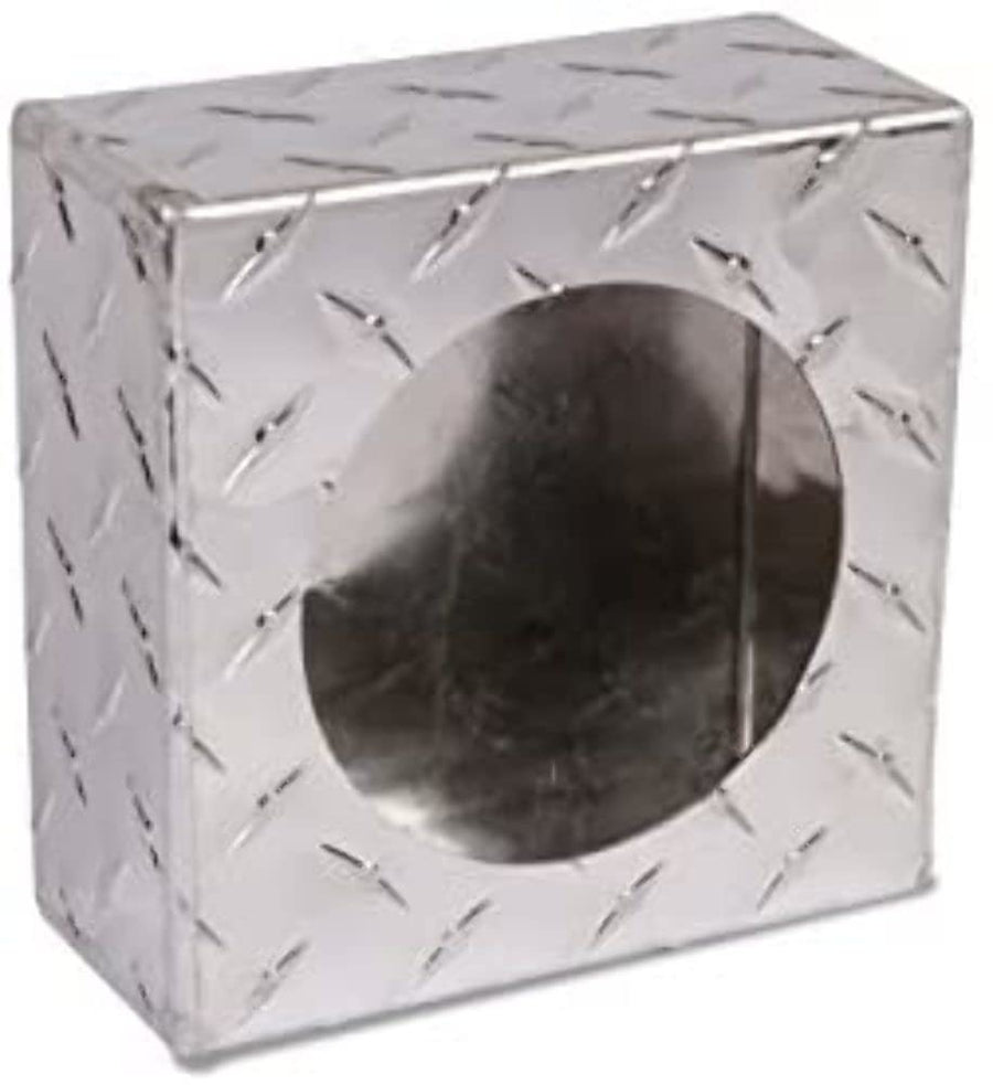 AL4R Custer Aluminum Single Mounting Box 4" Round Hole