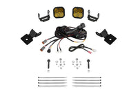 Stage Series Diode Dynamics A-Pillar Pod Kit compatible with Polaris RZR Pro 2020-2023, SS3 Sport Yellow Combo