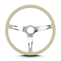 Teardrop Lecarra 66313 15" Polished Thin Grip Bone 3 Spoke