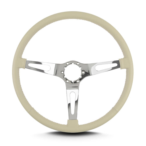 Teardrop Lecarra 66313 15" Polished Thin Grip Bone 3 Spoke