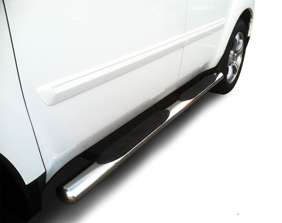 4in Black Horse Side Steps Stainless Steel Compatible with 2009-2015 Honda Pilot-9H1401SSOV
