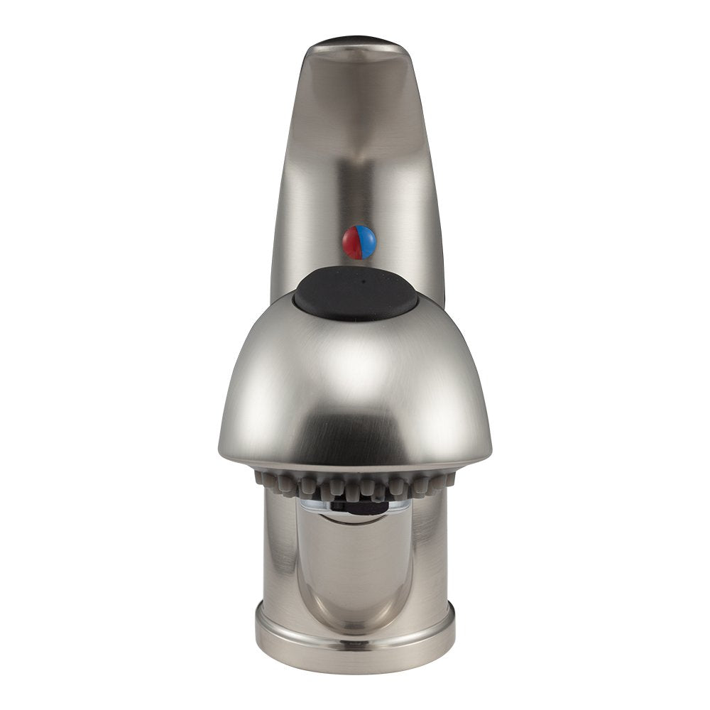 Dura Faucet RV Pull-Out DF-NMK852-SN Single Handle Kitchen Sink Faucet - One-Hole (Brushed Satin Nickel)
