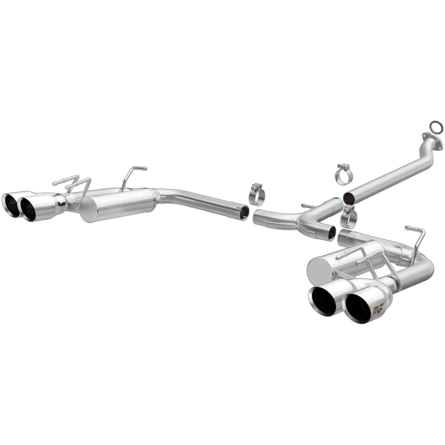 MagnaFlow Exhaust Performance System 19494: Cat-Back, Street Series, For 2018-2024 Toyota Camry XSE 2.5L, Quad Split Rear Exit Style