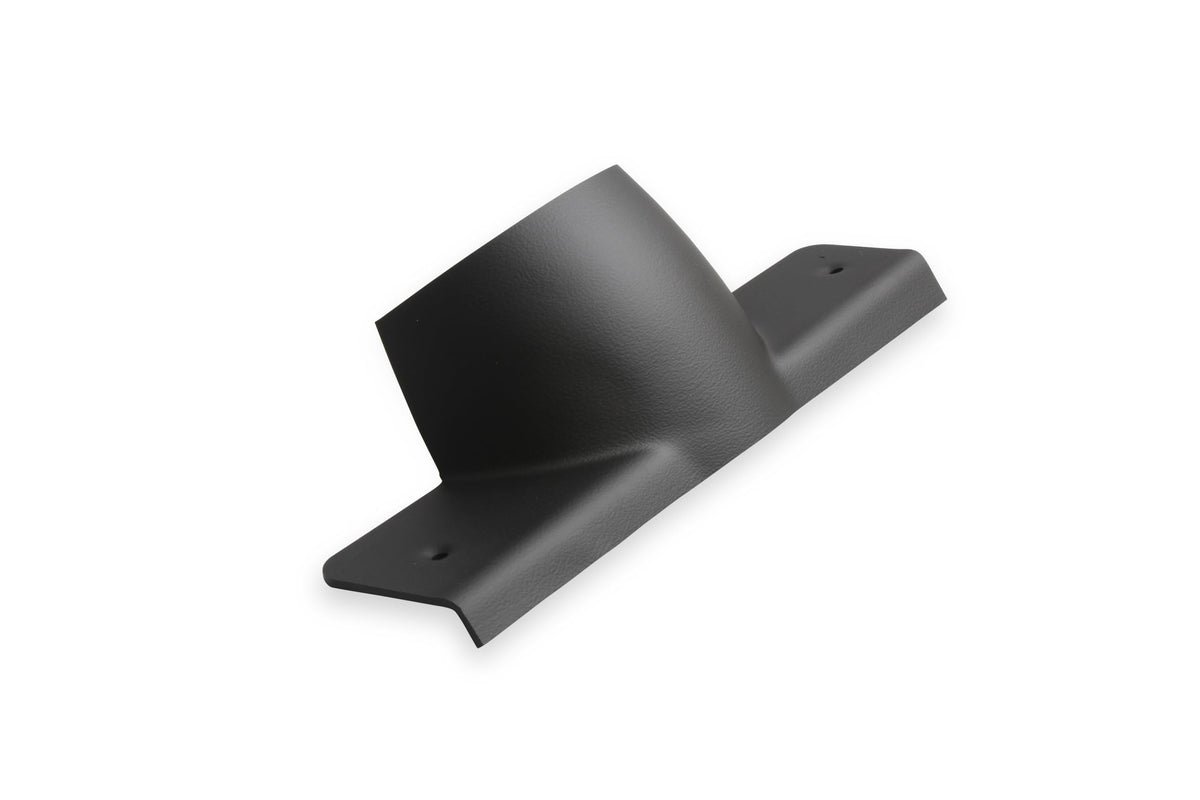 Dash Bezel Holley EFI 553-398 without A/C Vent Openings - Black