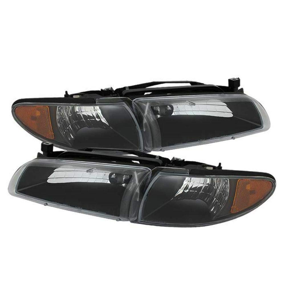 Crystal Xtune Headlights (HD-JH-PGPRIX-SET-AM-BK) (Akkon)