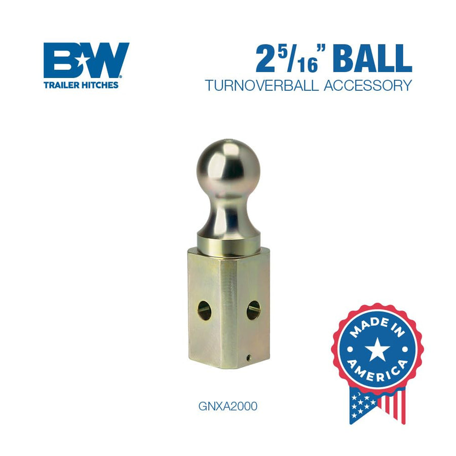 B&W GNXA2000 Trailer Hitches Turnoverball 2-5/16" Hitch Replacement Ball