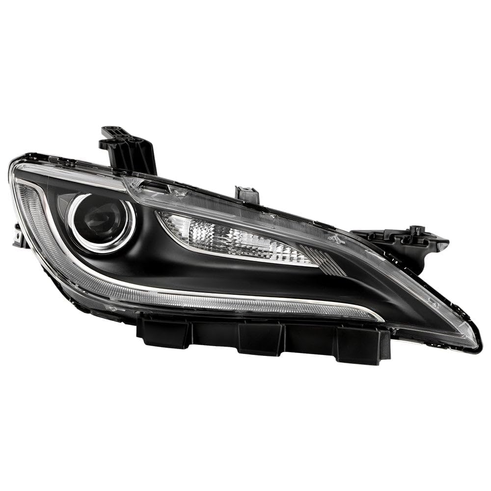 Chrysler 200 15-17 Spyder (POE) Halogen w/o LED DRL Chrome Trim 7 pins Headlight - OE Right