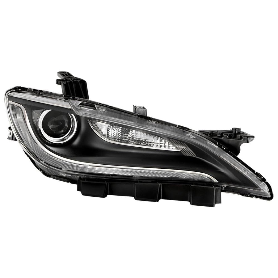 Chrysler 200 15-17 Spyder (POE) Halogen w/o LED DRL Chrome Trim 7 pins Headlight - OE Right