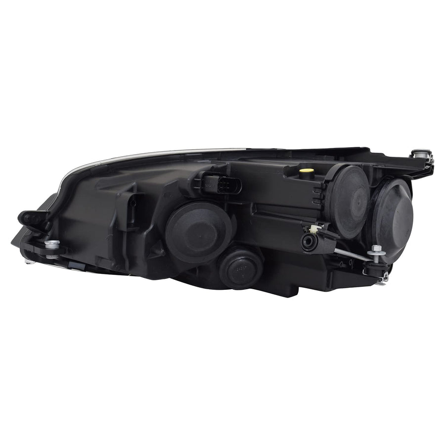 Right-Side TYC 20-9699-00 Headlight Assembly Compatible with 2015-2017 Volkswagen Golf