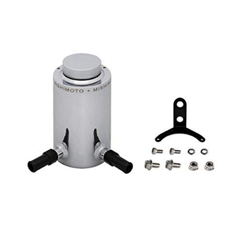 Mishimoto Aluminum MMRT-PSA Power Steering Reservoir Tank Fits Silver