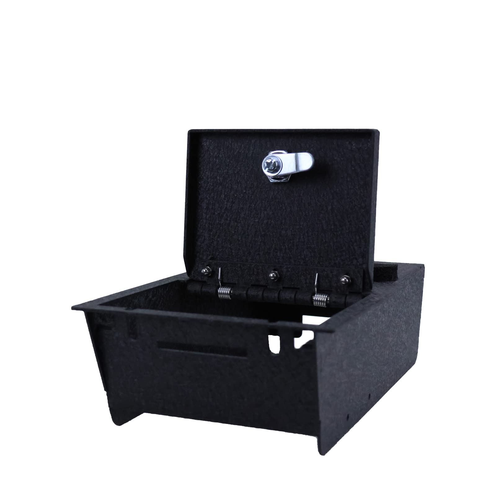 Center Console Safe Black Horse Security Lock Box, Black Gun Box Organizer, with 4 Digit Combination Resettable Lock Compatible with 2021-2023 Tesla Y|2021-2023 Tesla 3-ASTY01