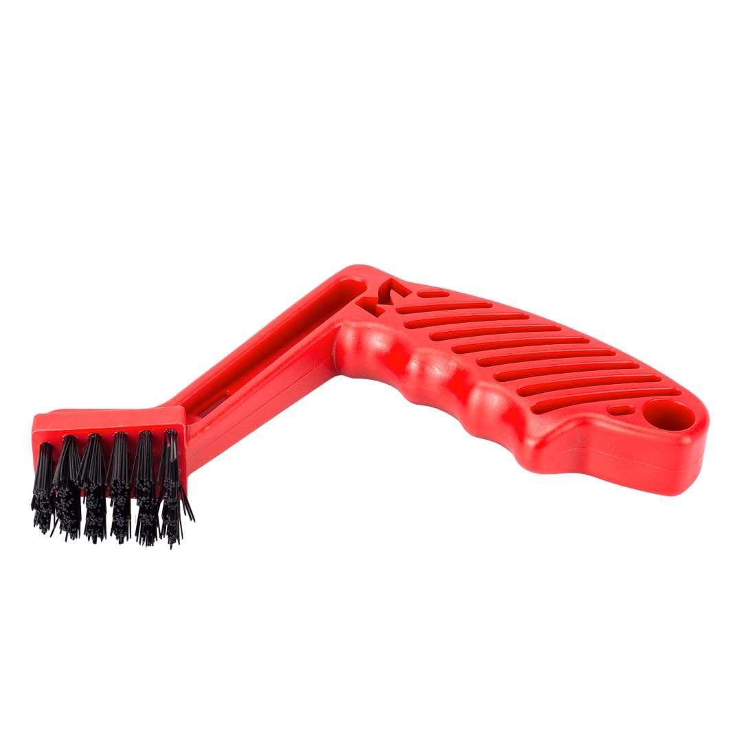 Maxshine Foam Pad Conditioning Brush Car Detailing - Wool Buffing Pad and Polishing Pad Cleaner - Red