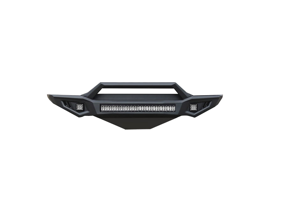 Armour II Heavy Duty Black Horse Front Bumper Kit Matte Black Compatible with 2010-2010 Dodge Ram 2500|2011-2018 Ram 2500|2010-2010 Dodge Ram 3500|2011-2018 Ram 3500-AFB-RA10-K2