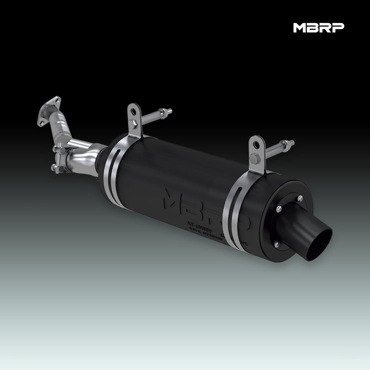 06-11 Kawasaki KVF 750 Brute Force MBRP Slip-On Combination Exhaust w/Sport Muffler