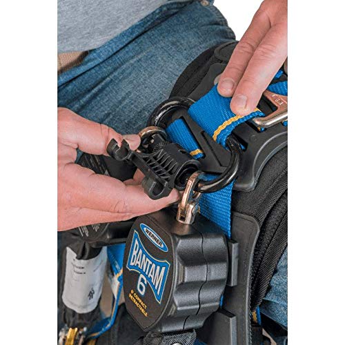 6-Foot Bantam Web Self-Retracting Lifeline W/Aluminum Rebar, Werner 1per Pack