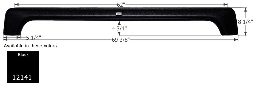 Fender Skirt ICON, Tandem, Fleetwood, FS2141, Black