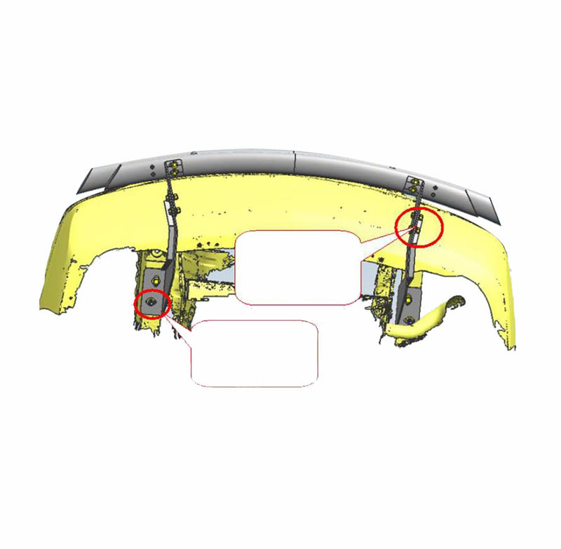 Rear Bumper Guard Black Double Layer Compatible with 2021-2023 Nissan Rogue-CRDL-NIN401B