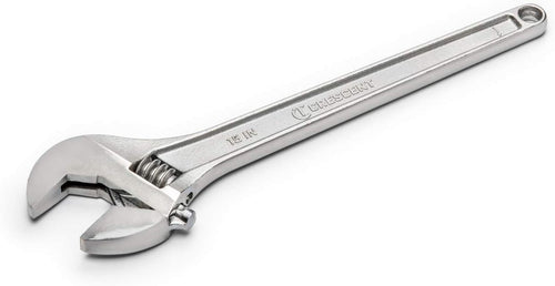 Adjustable Crescent Tapered Handle Wrench - Boxed - Home Improvement, Garage & Mechanic Versatile Hand Tool - 15" - AC215BK