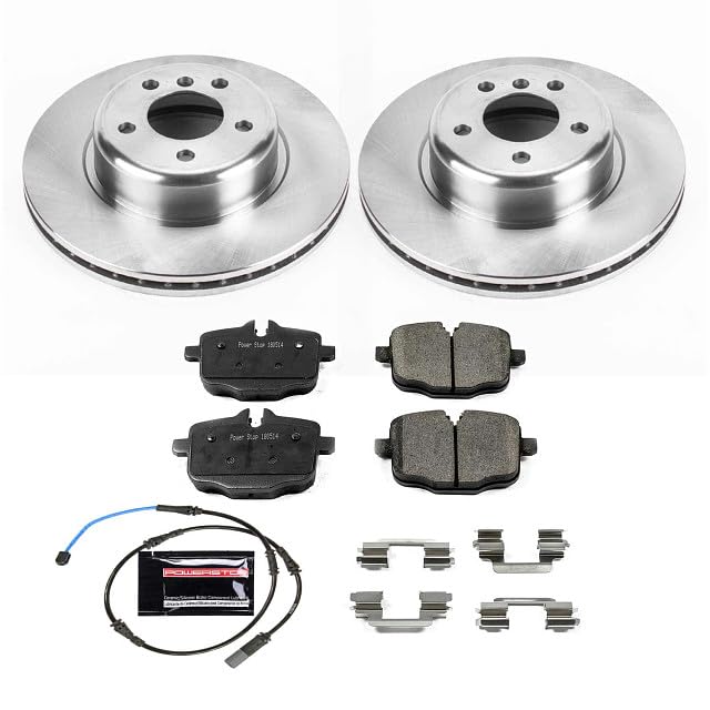 Power Stop Autospecialty KOE6037 Rear Replacement Brake Kit-OE Brake Rotors & Ceramic Brake Pads