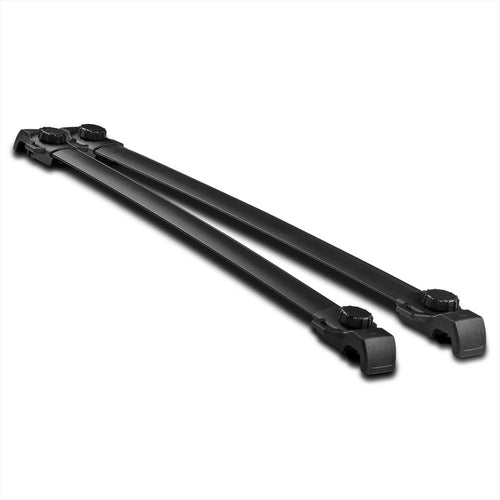 Aluminum Spec-D Tuning Factory Silver Top Roof Rack Side Rails Bar Compatible with 2007-2017 Jeep Patriot