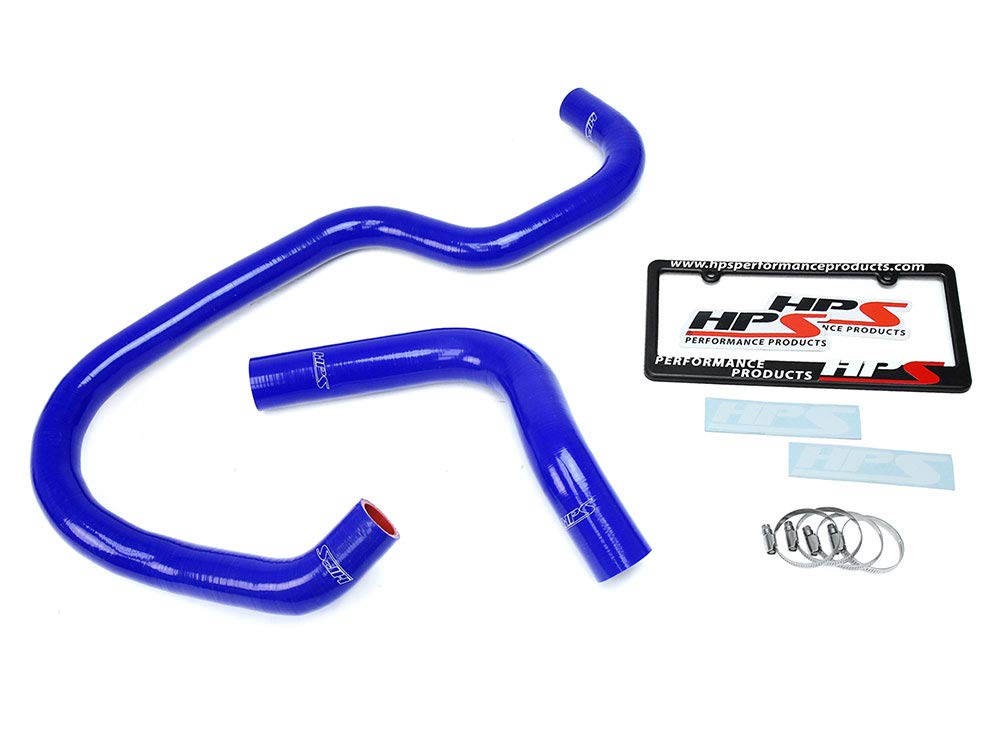 Blue HPS Performance 57-1686R-BLUE Silicone Radiator Hose Kit Coolant, 1 Pack