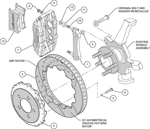 Brake Kit Wilwood 140-9298-D